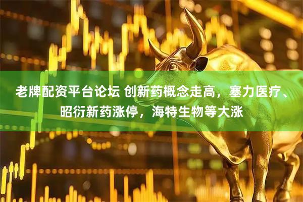 老牌配资平台论坛 创新药概念走高，塞力医疗、昭衍新药涨停，海特生物等大涨